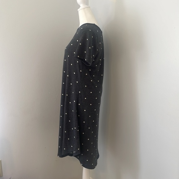 Liam & Co. polka dot gray midi casual dress, size M - Picture 4 of 6